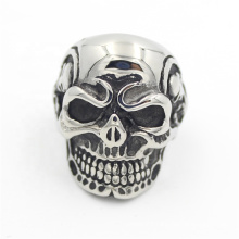 Guangzhou Factory Wholesale Stainless Steel Biker Skull Ring